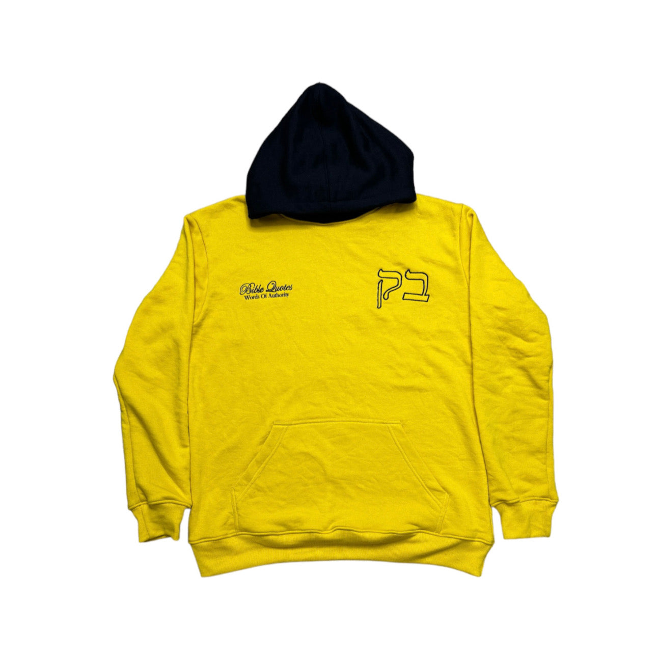 Yellow Button Hoodie