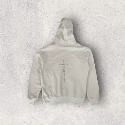 White hoodies with Deuteronomy 20:4 