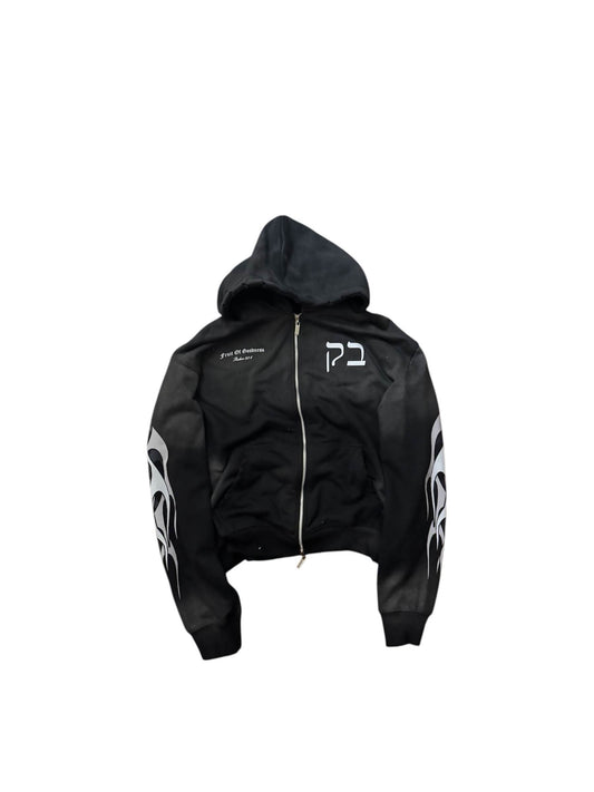 Black Zipper Hoodies
